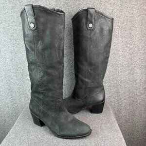 Vince Camuto Kolton Tall Black Leather Boots Womens Size 9M